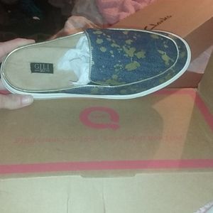 G.I.L.I 8M DENIM W/GOLD SPATTER